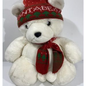 Vintage First 1985 Dayton Hudson Plush Santa Bear Holiday Collection